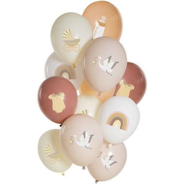 Balloons Sweet Baby 33cm - 12 pieces 1
