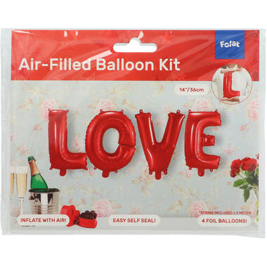 Romantyczny zestaw balonów foliowych LOVE 3