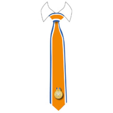 Nastro per cravatta arancione 1