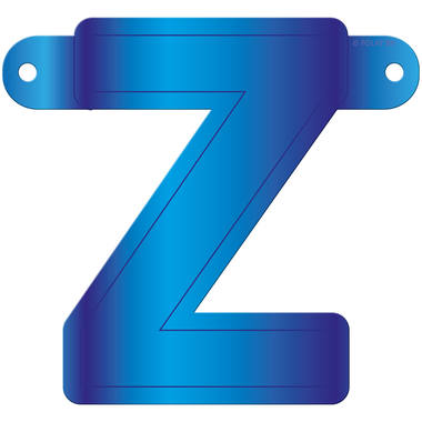 Banner lettera z blu 1