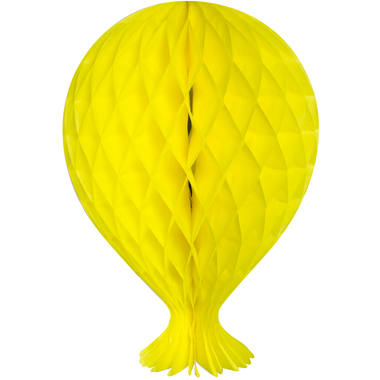 Yellow Honeycomb Balloon - 37 cm 1