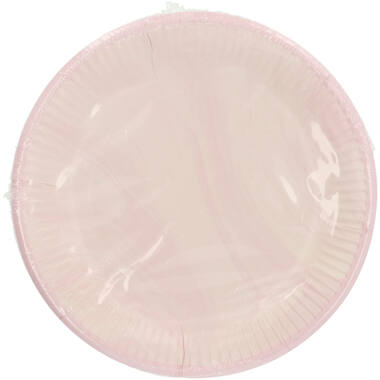 Piatti Marmo rosa 23 cm - 8 pezzi 2