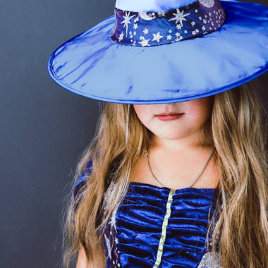 Sukienka wiedźmy z kapeluszem Dark Moon - dziecięcy rozmiar S. 2