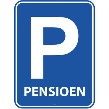 Segno di pensionamento parcheggio segno porta 1