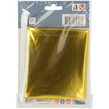 Palloncino Foil con Base Numero 3 Oro - 72 cm 3