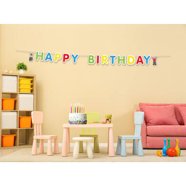 Letterslinger 'Happy Birthday' Buurman & Buurman - 1,5 meter 2