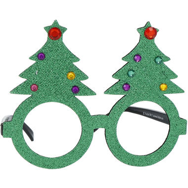 Glasses Christmas Santa Clause/Christmas tree - 2 pieces 3