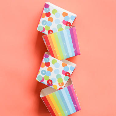 Vassoi per caramelle Rainbow Bday - 5 pezzi 5