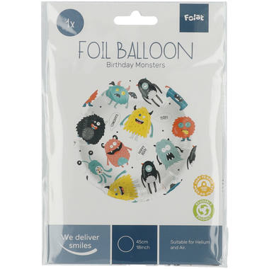 Foil Balloon Monster Bash - 45 cm 2
