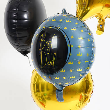 Foil Balloon Best Dad Blue - 45 cm 4