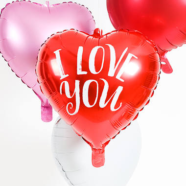 Foil Balloon Heart-shaped I Love You Red - 45 cm 5