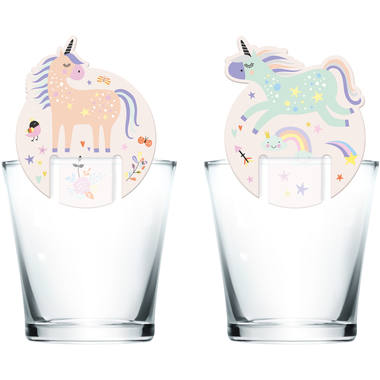 Pennarelli per vetro Unicorns & Rainbows - 6 pezzi 1