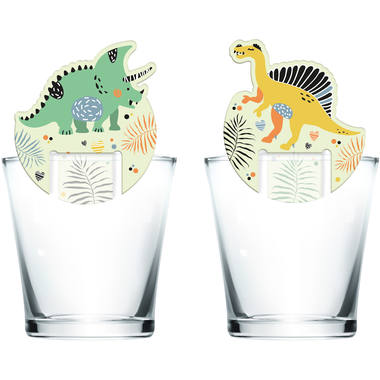 Glass markers Dino Roars - 6 pieces 1