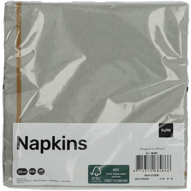 Napkins Golden Dawn 33x33cm - 20 pieces 2