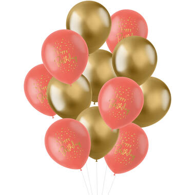 Balony Golden Dusk 30cm - 12 sztuk 1