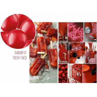 Palloncini Radiant Fiery Red Metallic 33cm - 100 pezzi 2