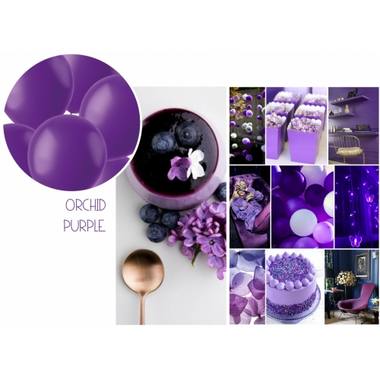 Ballons Orchid Purple Matt 33cm - 50 Stück 2