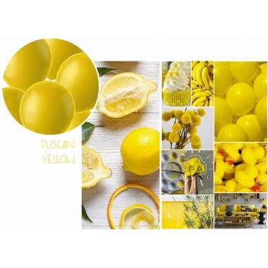 Palloncini Tuscan Yellow Opaco 33cm - 100 pezzi 2