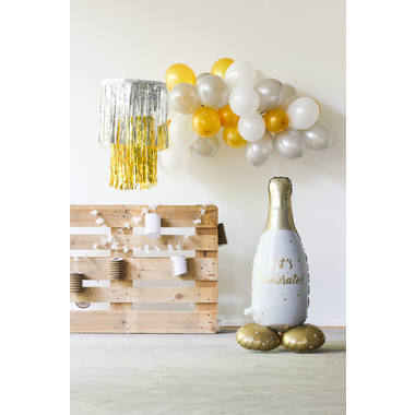 Palloncino foil con Base Bottiglia di champagne Celebrate - 86 cm 2