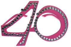 40 Jaar Roze Diamanten Bril 1