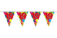 19th Birthday Garland Balloons - 10 m 1