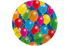 Disposable Plates Balloons - 8 pieces