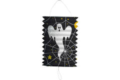 Akordeon Lampion Scary Ghost - 16 cm
