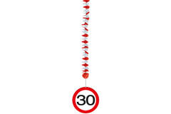30th Birthday Traffic Sign Hangers - 3 pieces 2