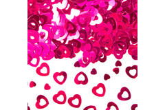 Tafeldecoratie / sierconfetti hart roze 1