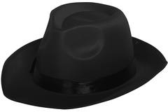 Cappello gangster nero 1