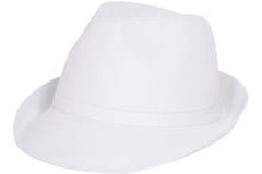 Cappello Trilby Bianco 1