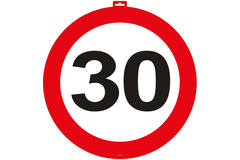 30th Birthday Traffic Sign Door Sign - 47cm 1