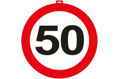 Segnale stradale 50 anni Segnale stradale - 47 cm 1
