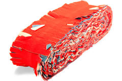 Red-White-Blue Crepe Paper Roll - 24 m 2