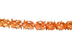 Ghirlanda di carta hoku arancione - 6 metri