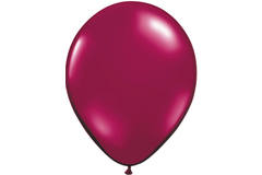 Burgundy Red Metallic Balloons - 100 pieces