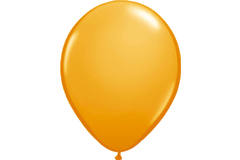 Orangefarbene Ballons - 30cm - 100 Stück