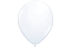 Weißer Ballon Metallic 30 cm - 100 Stück