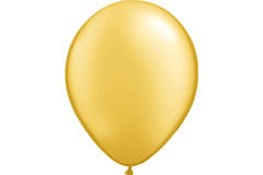 Balony złote metaliczne 30 cm - 100 sztuk
