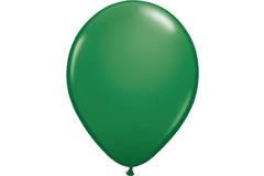 Balony ciemnozielone 30 cm - 10 sztuk