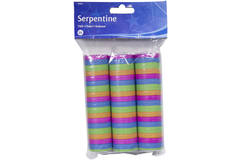 Paper Streamers Neon Colours - 3 pieces