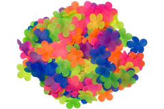 Party Confetti Neon Hawaii Flowers - 300 pieces