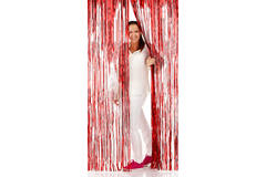 Foil Fringe Door Red - 2x1 m