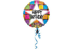 Folieballon 'Happy Birthday' Sing-A-Tune 2