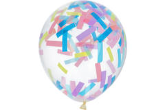 Balloons with Confetti Candy Pastel 30cm - 4 pieces