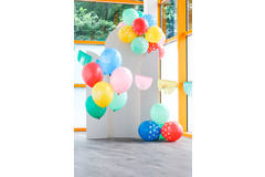 Balloons Retro Stars Multicolored 33cm - 6 pieces 3