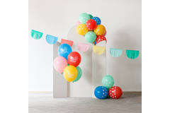 Balloons Retro Stars Multicolored 33cm - 6 pieces 4