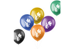 Balloons Shimmer Space & Stars Multicolored 33cm - 6 pieces 1