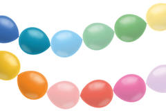 Balony do Girlandy Rainbow 16cm - 12 sztuk 1