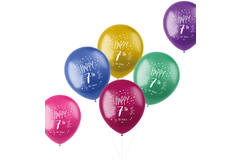 Palloncini Shimmer 7 Anni Multicolore 33cm - 6 pezzi 1